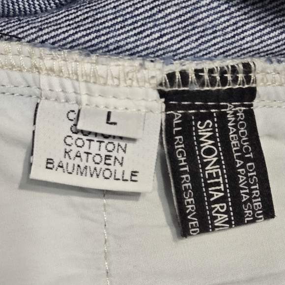 Simonetta Ravizza Chic Denim Skirt Large - Picture 7 of 8